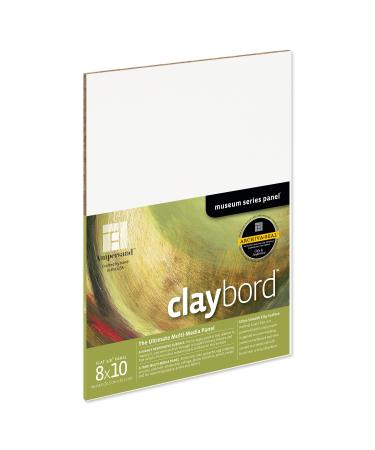 Ampersand Art Supply Wood Painting Panel: Museum Series Claybord, 1/8 Inch Depth, 8x10 8X10 1/8 Inch Depth - Buy Online on GoSupps.com