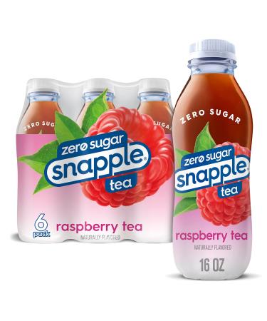 Diet Snapple Raspberry Tea, 16 fl oz recycled plastic bottle, 6 pack