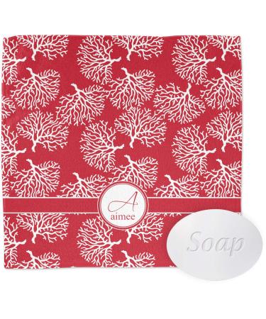 YouCustomizeIt Personalized Coral Washcloth