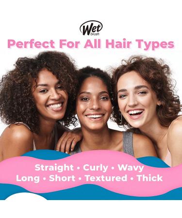 Wet Brush Original Detangling Brush - Supercharged Sand - Ultra-Soft IntelliFlex Bristles - Pain-Free Detangler for All Hair Types - Men & Women - Buy Online on GoSupps.com