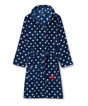 Playshoes Unisex Children's Fleece Bathrobe Dressing Gown 98-104 Hearts