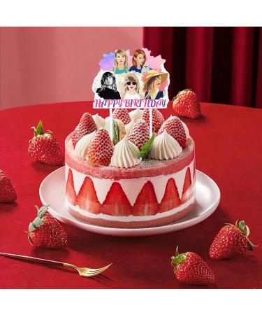 13Pcs Music Singer Cupcake Toppers - Pop Music Singer Merchandise Happy Birthday Theme Decoration Supplies Set Music Album Inspired Merch Best Fans Gifts for Boy and Girl's Birthday Party Decor - Buy Online on GoSupps.com