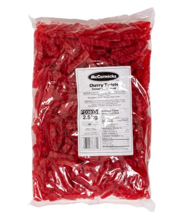 McCormicks Cherry Twists - Gummies - Bulk Candy Bag 1.8kg