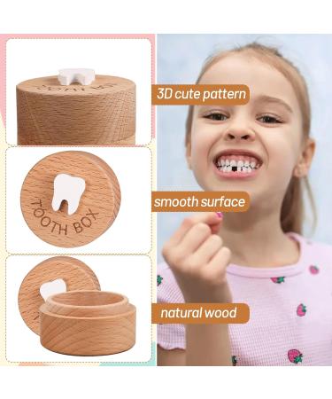 Elezenioc Wooden Tooth Fairy Box - Keepsake for Boys and Girls - Lost Tooth Storage Box - Buy Online on GoSupps.com