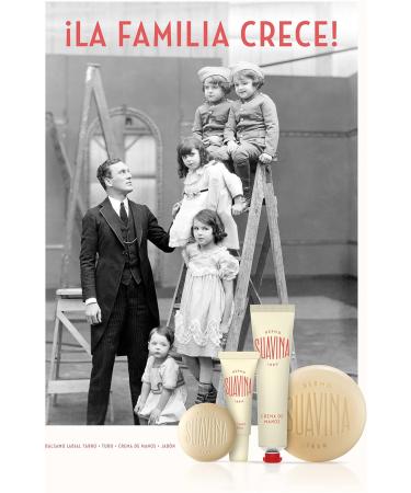 SUAVINA - Moisturizing Lip Balm in Tube 10 ml + 2 Lip Moisturizers in Jars 10 ml + Hand Cream 40 ml + Natural Solid Soap 60 ml - Original Gift Pack of 5 Units - Buy Online on GoSupps.com