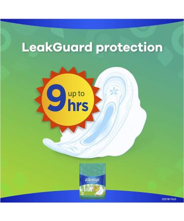 ALWAYS Ultra Thin Size 2 Super Pads With Wings Scented 40 Count - Best Protection for Heavy Flow - Buy Online on GoSupps.com