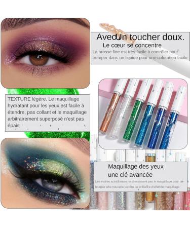  G n rique Waterproof Liquid Eyeliners Colorful Eyeliner Set | 6 Color Eye Pencil Set Waterproof Eye Pencil - Long-Lasting Glitter Eyeliner Smudge-Resistant - Buy Online on GoSupps.com