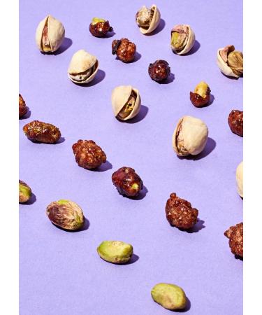 KoRo - Salted Caramel Pistachios 500g - Roasted and caramelized pistachios with a pinch of salt - Combination of sweet and salty - 500g bulk - Buy Online on GoSupps.com