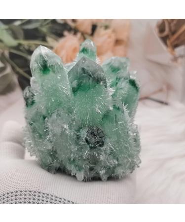 Home Decoration Large Size Green Ghost Phantom Quartz Crystal Cluster Specimen 1pcs Stones (Size : 400-500g) - Buy Online on GoSupps.com
