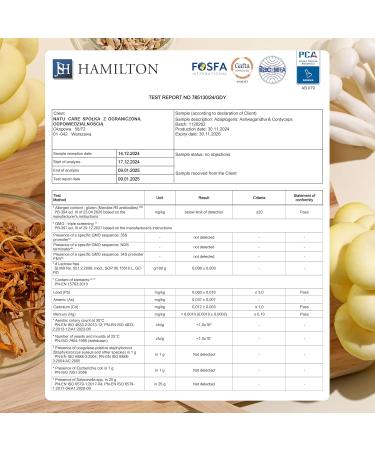 Natu Care sp z oo natucare Vegan Ashwagandha 300 mg & Cordyceps 200 mg Highly concentrated adaptogens 120 servings KSM66 extract stress reduction energy immune system - Buy Online on GoSupps.com