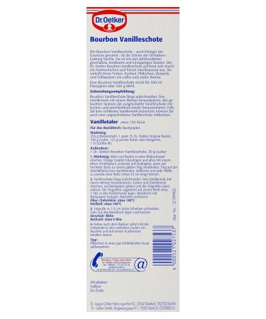 Dr. Oetker Vanilla Pods - 4 Pack (4 x 2g) | Intensive Aroma for Vegan Desserts & Cakes - Buy Online on GoSupps.com