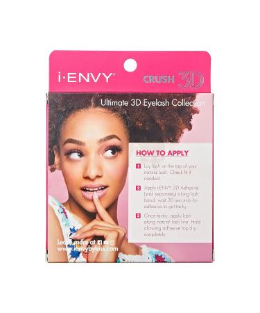 iEnvy False Eyelashes - 3 Pairs Fluffy Faux Mink Lashes for Volume & Natural Look | Multiangle (08) - International Shipping Available - Buy Online on GoSupps.com