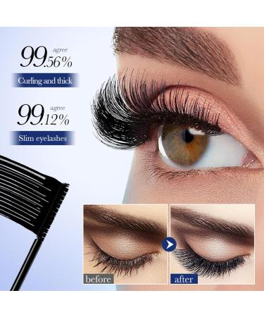  Yonuaret Volume Mascara | Black Mascara for Eyelash Lengthening Waterproof and Smudge-Proof Cosmetics for Women and Girls for Weddings Birthdays Parties Dates Outdoors and Travel - Buy Online on GoSupps.com