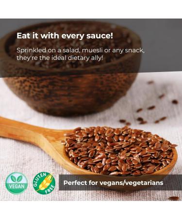 Linseed Whole Natural 2.2 Lbs - Buy Online on GoSupps.com
