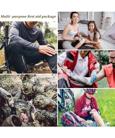 Premium Outdoor First Aid Set - Military-Grade 48-Piece Survival Kit for Camping Home Car & School - Buy Online on GoSupps.com