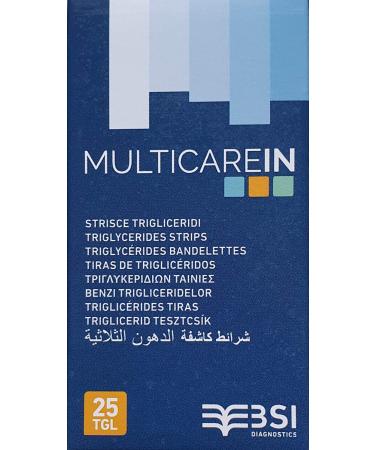 MULTICARE/Prima TRIGLYCERIDES Test Strips(25PCS/Vial)