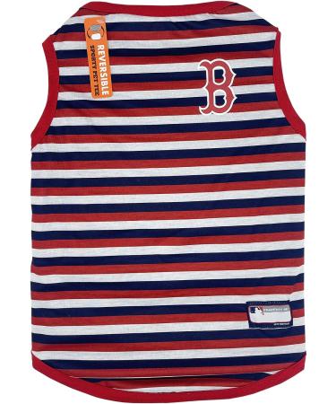 MLB Boston Red Sox Reversible Pet Tee - Medium | RSX-4158-MD | Team Logo Shirt for Dogs & Cats - Buy Online on GoSupps.com