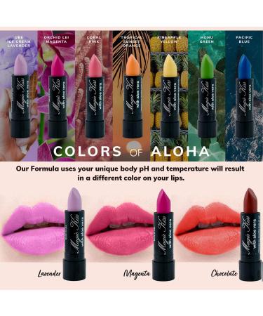 Magic Kiss Color Changing Matte Lipstick Set with Aloe Vera (Set of 6) - Colors of Aloha 5 - Buy Online on GoSupps.com
