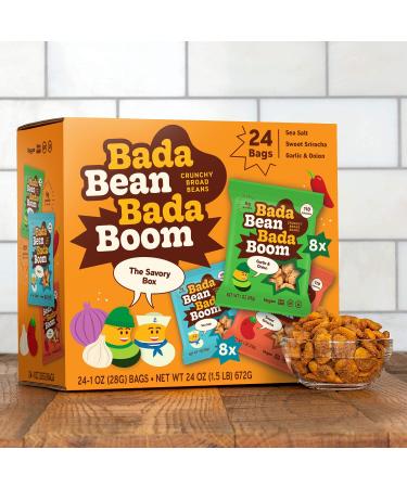 Enlightened Bada Bean Bada Boom - 24 Pack of Plant-Based Protein Broad Bean Snacks - Buy Online on GoSupps.com