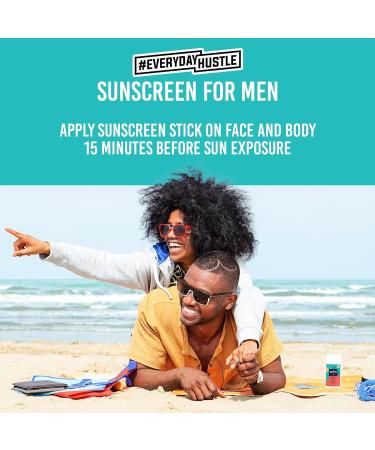 EverydayHustle Sunscreen Stick for Men - Broad Spectrum SPF 50 No-Mess Application Face & Body Protection 75g - Buy Online Worldwide - Buy Online on GoSupps.com