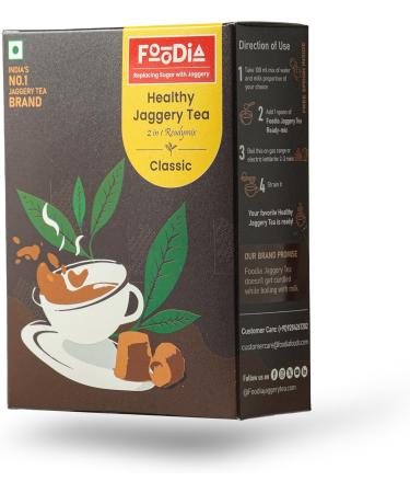 FOODIA Jaggery Classic Tea (440gm) - Buy Online on GoSupps.com