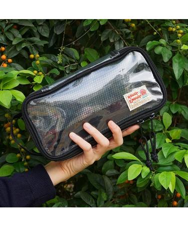TSA Approved Clear Toiletry Bag for Men and Women by Rough Enough - Black - Buy Online on GoSupps.com