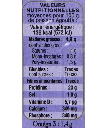 Connetable Sardine Nature 135 g - Buy Online on GoSupps.com