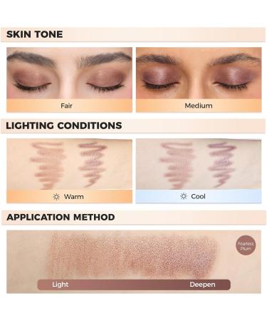 Exmiloo Fard Paupi res Stick Double-Embout Waterproof Anti-Transfert Haute Pigmentation Finition Paillet e Ombre Paupi res Cr me pour Maquillage des Yeux Intense Lavender Dusk - Buy Online on GoSupps.com
