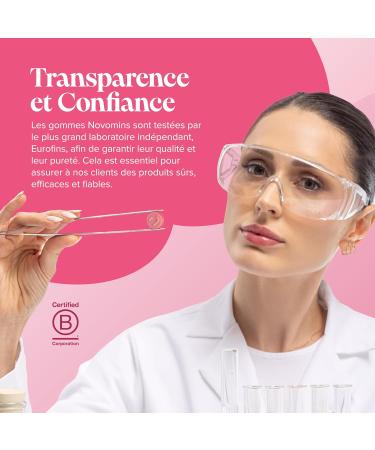 Probiotique Flore Intime pour Femme - Gummies Probiotiques pour l'Intestin des Femmes - avec Calcium et Canneberge - 4 Milliards de Bonnes Bact ries - 60 Gummies Flore Intime - Bio Balance - Novomins - Buy Online on GoSupps.com