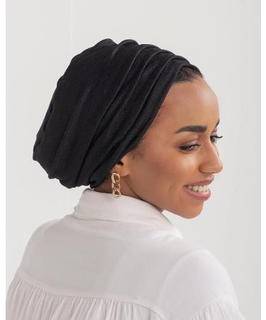 REVEIL Satin Lined Pre-tied Turban Head Wrap | Lightweight & Breathable | Stylish Fashion Headcover - Perfect Gift for Women & Girls - Buy Online on GoSupps.com