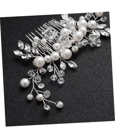 FRCOLOR Bridal Hair Accessories bride headpieces for wedding bridal headpiece wedding hair comb bridal comb bridal headdress banquet crystal accessories Wedding Hair Accessories - Buy Online on GoSupps.com