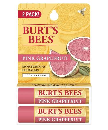 Pink Grapefruit Moisturizing Lip Balm Twin Pack