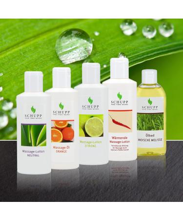 Buy Schupp Massage Oil Orange 200ml - Stimulating & Nourishing Oil for Perfect Gliding - Premium German Quality - Shop Now! - Buy Online on GoSupps.com