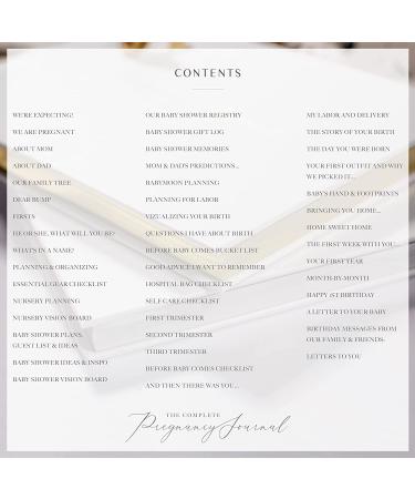 Pregnancy Journal Memory Book for First Time Moms (Silver) | 250 Pages | Pregnant Mom Gifts Diary Planner Tracker - Buy Online on GoSupps.com