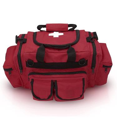 ASA TECHMED First Aid Responder EMS Trauma Bag Deluxe - Red - Buy Online on GoSupps.com