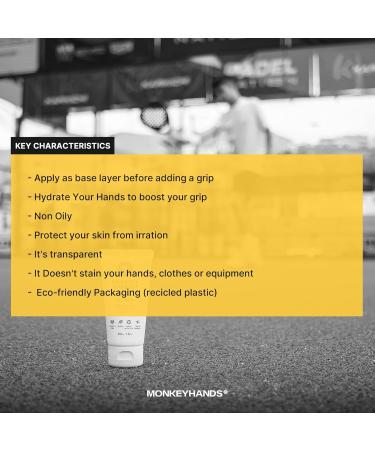 Monkeyhands Hydro Grip Booster - Repairing and Moisturizing Hand Cream - Nourishing Formula for Dry and Cracked Hands - Vegan Paraben and Petrolate Free - 50 ml - Buy Online on GoSupps.com