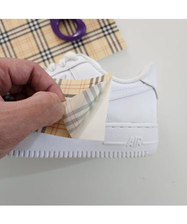 Tan Plaid Sneakal Sheet - Customize Your Sneakers Easily! - Buy Online on GoSupps.com