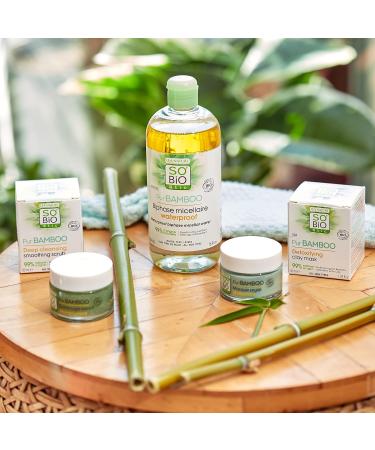 So'Bio tic SO'BiO tic Gommage Visage Lissant Nettoyant Profond Exfoliant Purifiant & Doux Nettoyant Visage Bio Anti- ge Bambou D toxifiant 50 ml - Buy Online on GoSupps.com