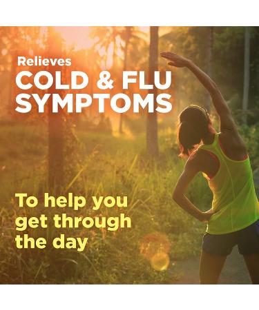 Amazon Basic Care Severe Daytime Cold and Flu Relief Liquid Medicine - 12 Fl Oz (Pack of 1) - Buy Online on GoSupps.com