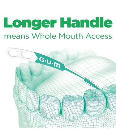GUM Soft-Picks Advanced Dental Picks 360 Count (Pack of 4) - 90 Count per Pack - Buy Online on GoSupps.com
