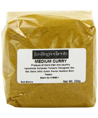 JustIngredients Essential Curry Moyen Madras 250 g - Lot de 5