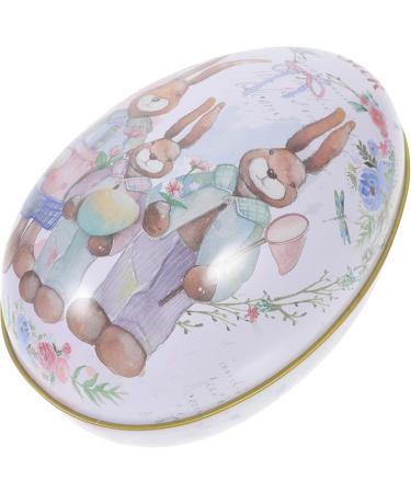 Alipis 2pcs Box Easter Eggs Easter Supplies Sugar Case Sweet Container Storage Tin Candy Props Tinplate 11.00X7.00X6.50CMx2pcs As Shownx2pcs - Buy Online on GoSupps.com