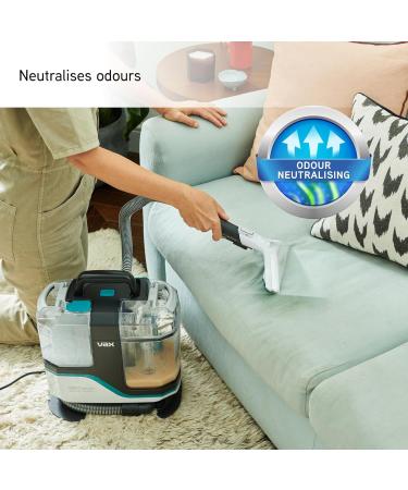Vax Spotwash Antibacterial 1L Solution Kills 99% of Bacteria Breaks Down and Lifts Tough Stains CarpetGuard Stain Protection Neutralises Odours - Buy Online on GoSupps.com