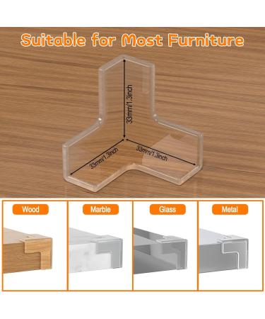 12-Piece T-PEKON Baby Edge & Corner Protection - Self-Adhesive Transparent Safety Guards with Improved Super Glue for Ultimate Baby Security - Buy Online on GoSupps.com