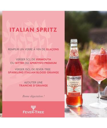 FEVER TREE Sparkling Italian Blood Orange - Pack de 8 x 500 ml Saveur Italian Blood orange - Buy Online on GoSupps.com