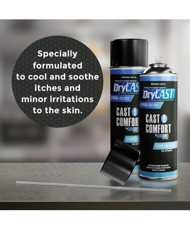 Cast Comfort Itching & Odor Relief Spray | Cooling & Cleaning for Itchy Casts - Blue Single - Buy Online on GoSupps.com