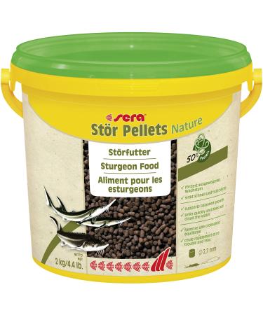 sera Sturgeon Pellets Nature 3.8 Ltr. (2 kg) - The natural staple food for smaller sturgeons 3.8 l (1 pack)