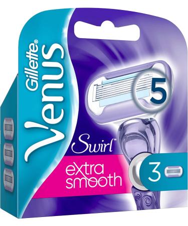 Buy Gillette Venus Swirl Razor Blades Pack of 3 - Best International Shipping - Buy Online on GoSupps.com