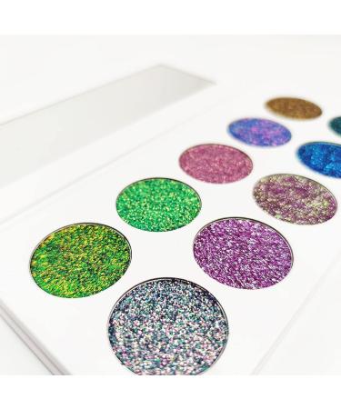 YNZON Chameleon Eyeshadow Palette - 10 Intense Color Shifting Eye Shadows for Long-Lasting Glitter Makeup - Buy Online on GoSupps.com