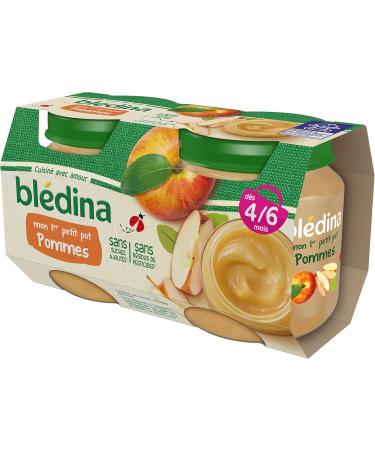 Bl dina My 1st Little Pot Apple Compote 2 x 130g - Buy Online on GoSupps.com